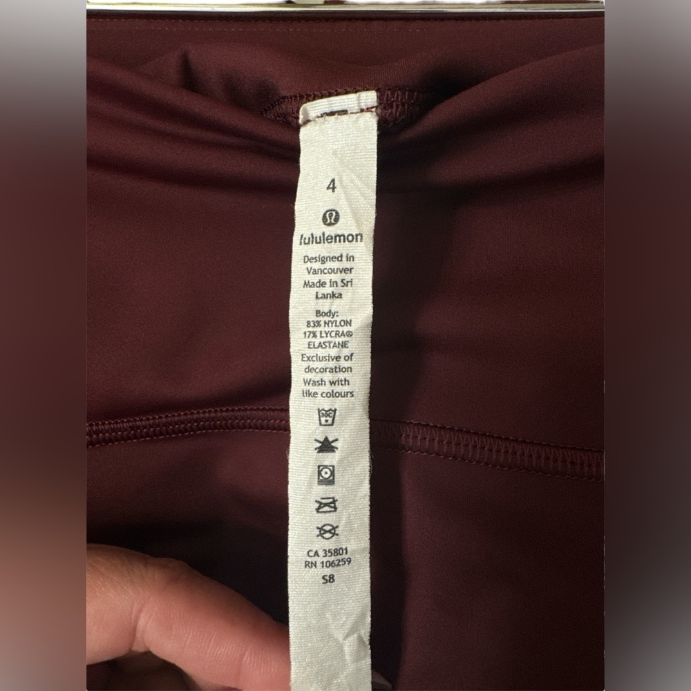 Lululemon Fast & Free High Rise Tight ll- Size 4 - Picture 5 of 9
